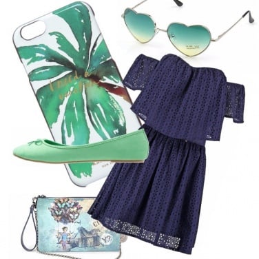 Outfit Vintage alla menta