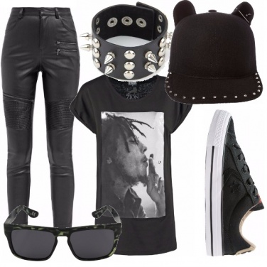 Outfit Dark rock