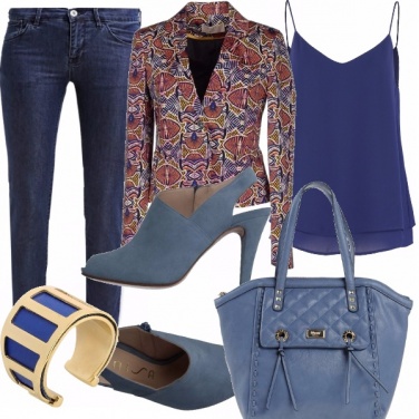 Outfit I love blue