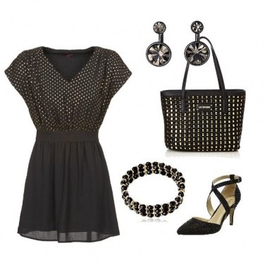 Outfit Brillante in discoteca