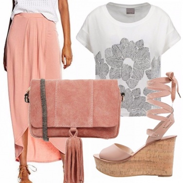 Outfit In rosa pesca