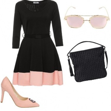 Outfit Un tocco di rosa