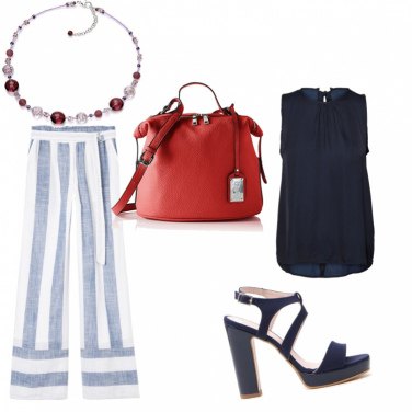 Outfit A spasso in blu