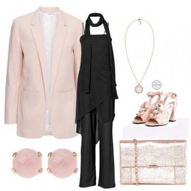 Outfit Cerimonia in rosa