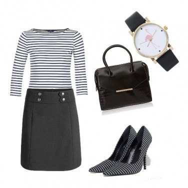 Outfit Dentro le righe