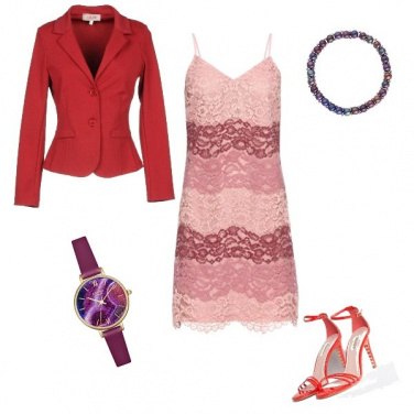 Outfit Pink and red
