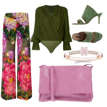 Outfit Il Pantalone a Fiori