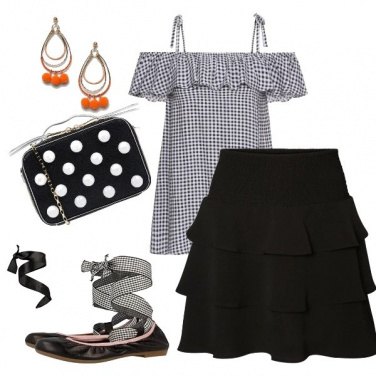 Outfit Le ballerine col fiocco