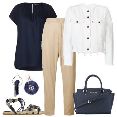 Outfit Con la giacchettina in denim