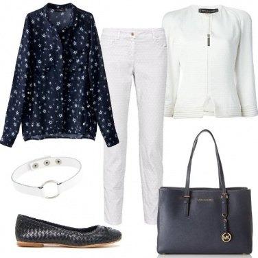 Outfit Basic in blu
