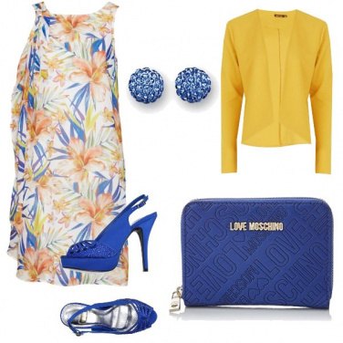 Outfit Limone e bluette