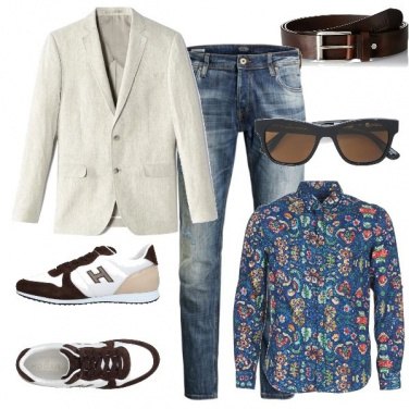 Outfit Camicia fantasia