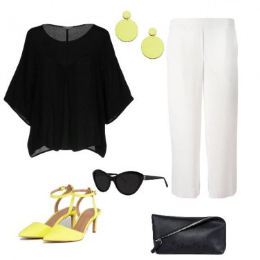 Outfit Nero e giallo