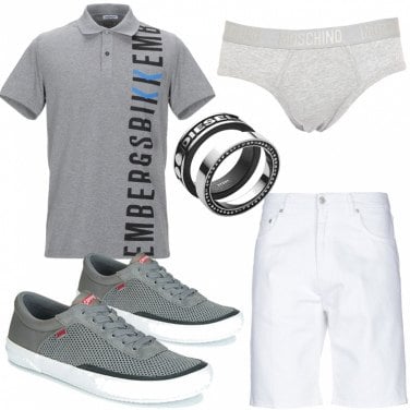 Outfit Polo Gris Hombre: 2 Outfit Hombre | Bantoa