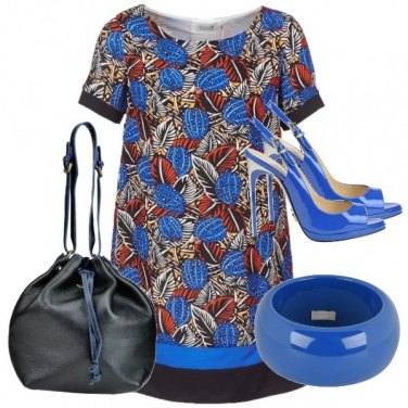 Outfit Blue Elements