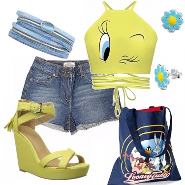 Outfit Titti...tra shorts e zeppe!