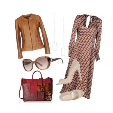 Outfit CMPS Leather and silk