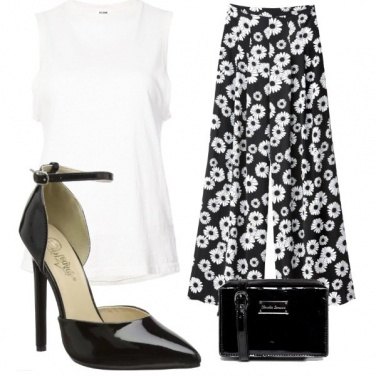 Outfit Nero margherita