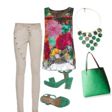 Outfit Un tocco di verde