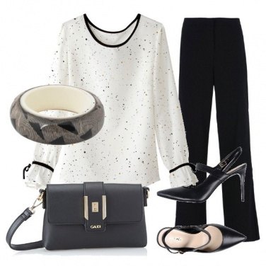 Outfit Ufficio Black And White