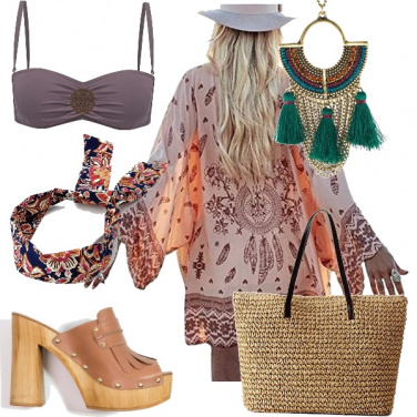 Outfit Swimming chic