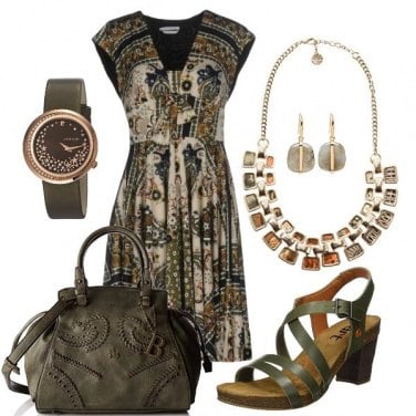 Outfit Medium Brown&Green