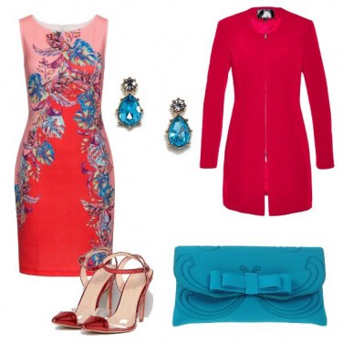 Outfit Cerimonia in rosso