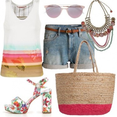 Outfit Colore al mare