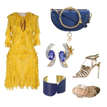 Outfit Accessori blu!