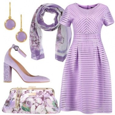 Outfit Lilla floreale