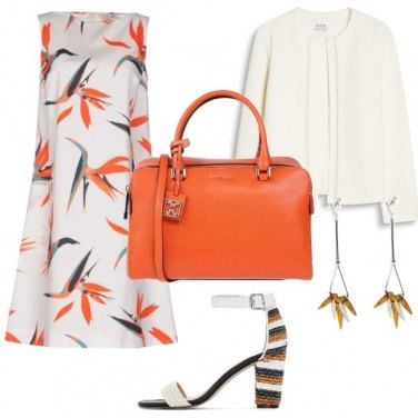 Outfit Arancione chic
