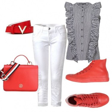 Outfit Mi piace il rosso