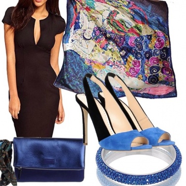 Outfit L\'arte nel blu
