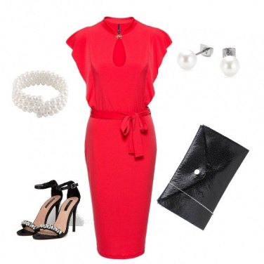 Outfit Il rosso che fa la differenza