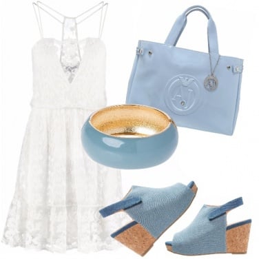 Outfit L\' abito bianco
