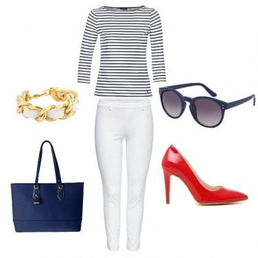 Outfit Chic Navy
