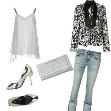 Outfit Serata argento