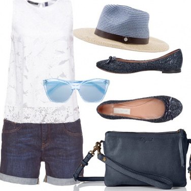 Outfit Toni di blu