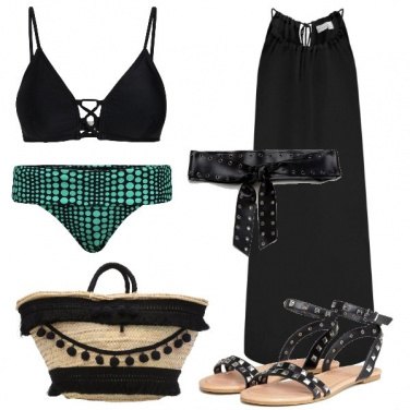 Outfit Anima rock in spiaggia