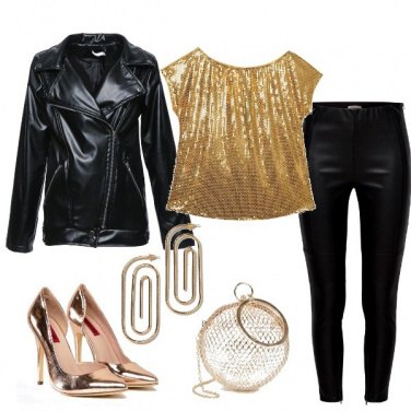 Outfit Rock in oro