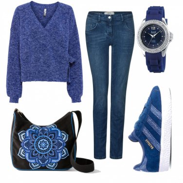 Outfit Jeans A righe Donna: 3 Outfit Donna | Bantoa