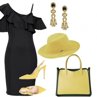 Outfit L abito con i volants