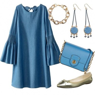 Outfit Pomeriggio cielo
