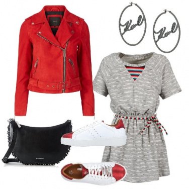 Outfit Rosso ciliegia