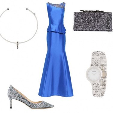 Outfit Chic con l\'orologio con diamanti ...