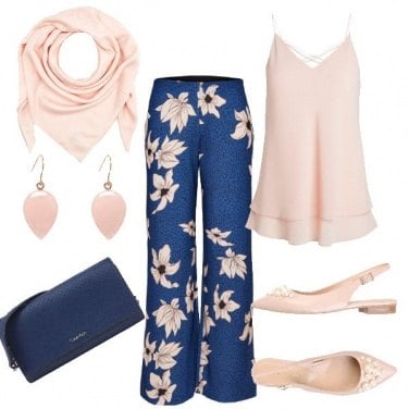 Outfit Fiori rosa