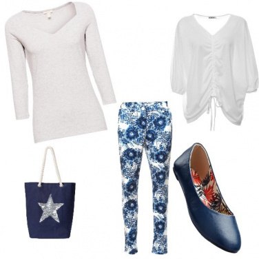 Outfit Blu come la notte