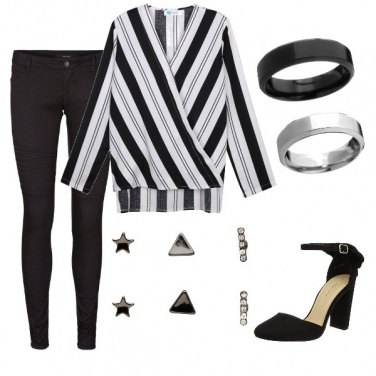 Outfit Bianco e nero