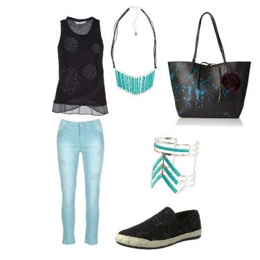 Outfit Due colori Desigual