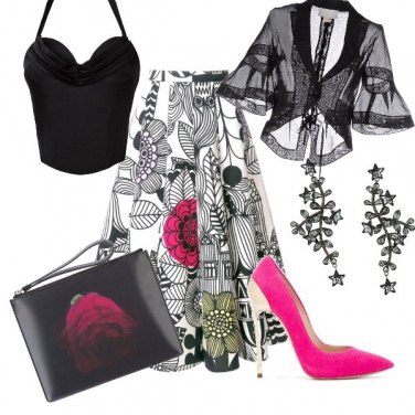 Outfit Un tocco di fucsia